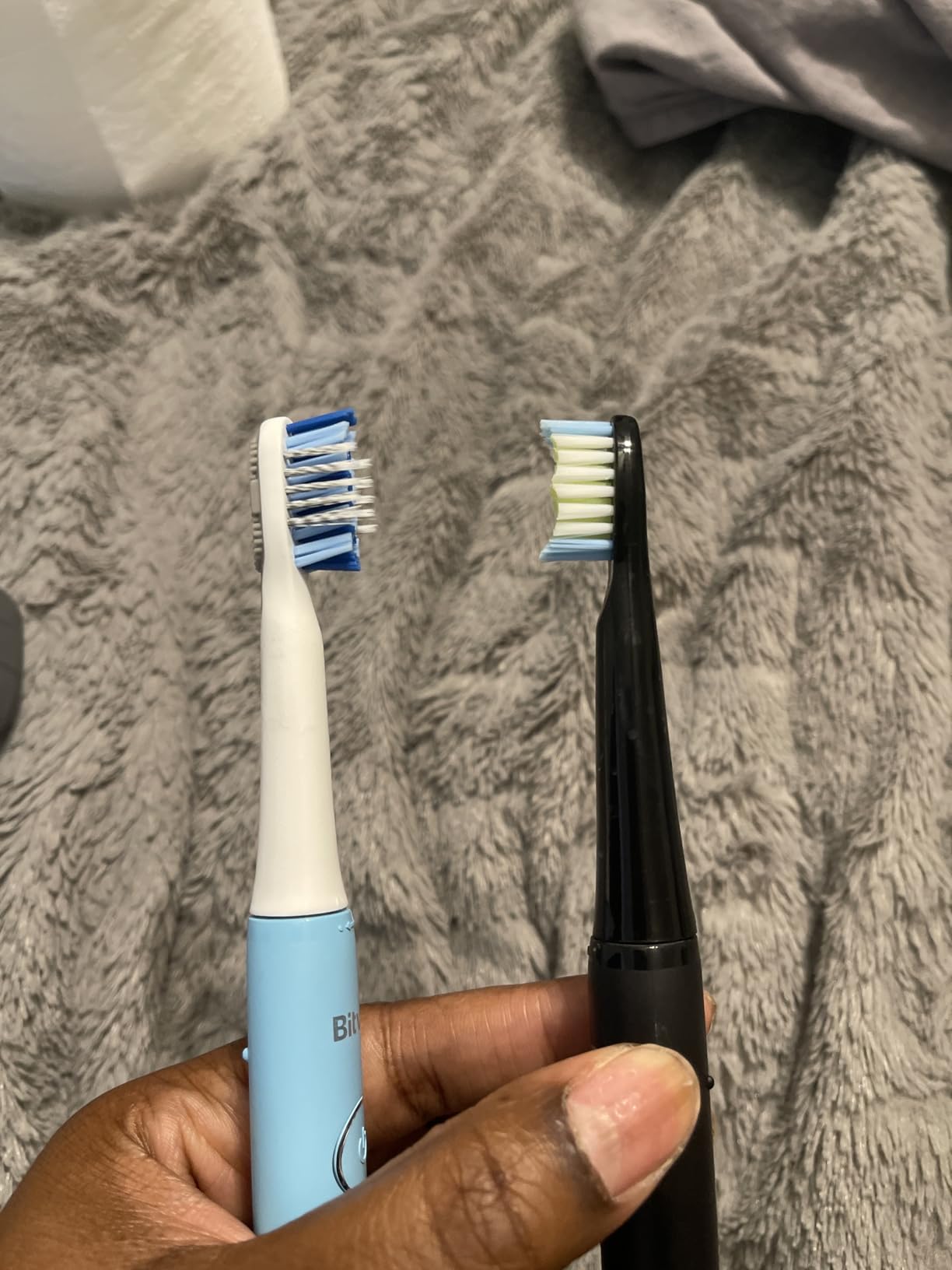 Bitvae ADA Accepted Electric Toothbrush, 60-Day Battery Travel Toothbrush | Adults and Kids, 5 Modes, 8 Heads, Travel Case & Holder, Rechargeable Power, Smart Timer, IPX7 Waterproof, Shadow Black customer photo 2