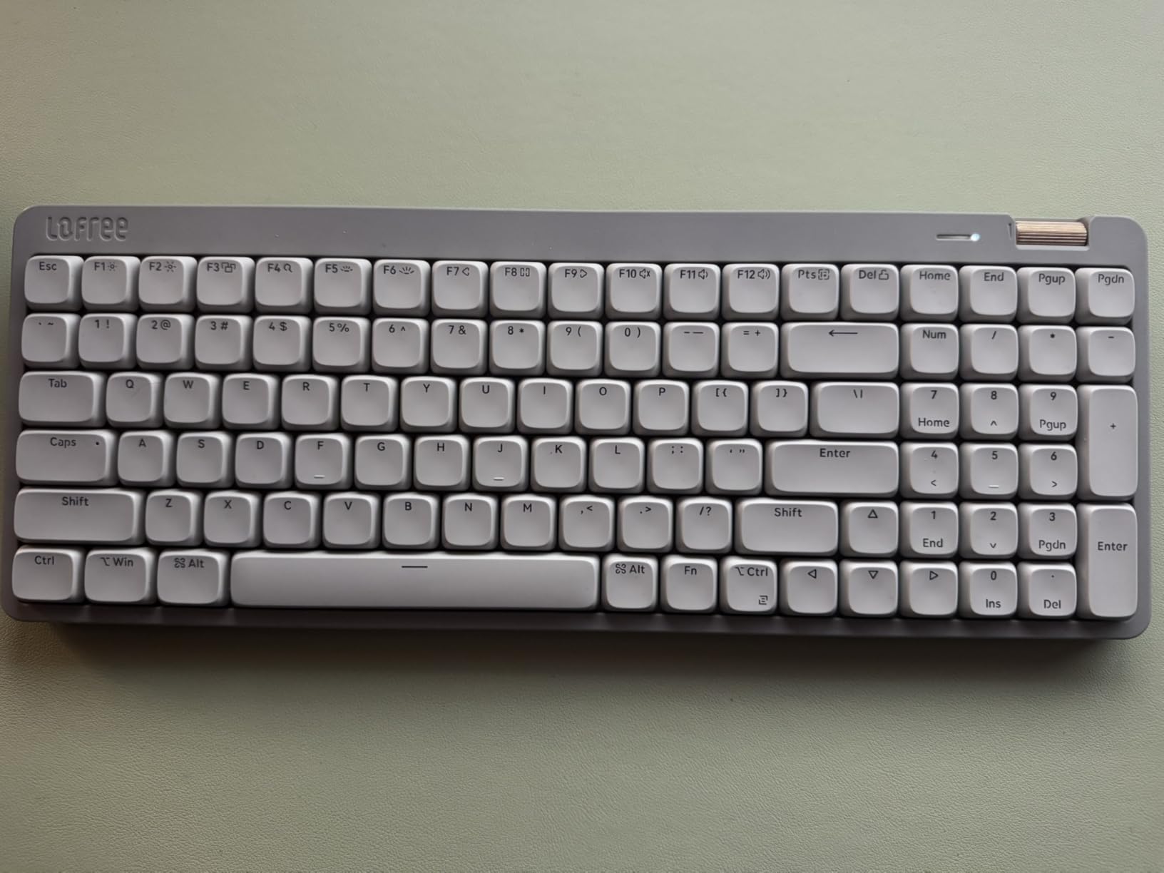Flow Lite 100 Keys Low Profile Mechanical Keyboard, Swappable Rechargeable Wireless Keyboard with 2.4G Receiver, Bluetooth and Wired Connection for Windows, Mac/ Specter Linear Switches (Marble) customer photo 1