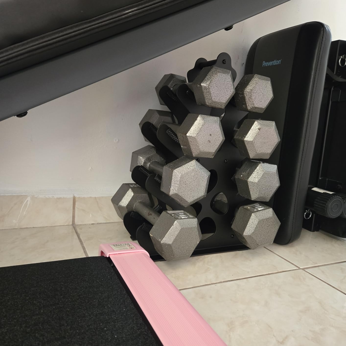 4 Tier Dumbbell Rack, Weight Rack For Home Gym, Dumbbell Stand for Free Weights customer photo 1