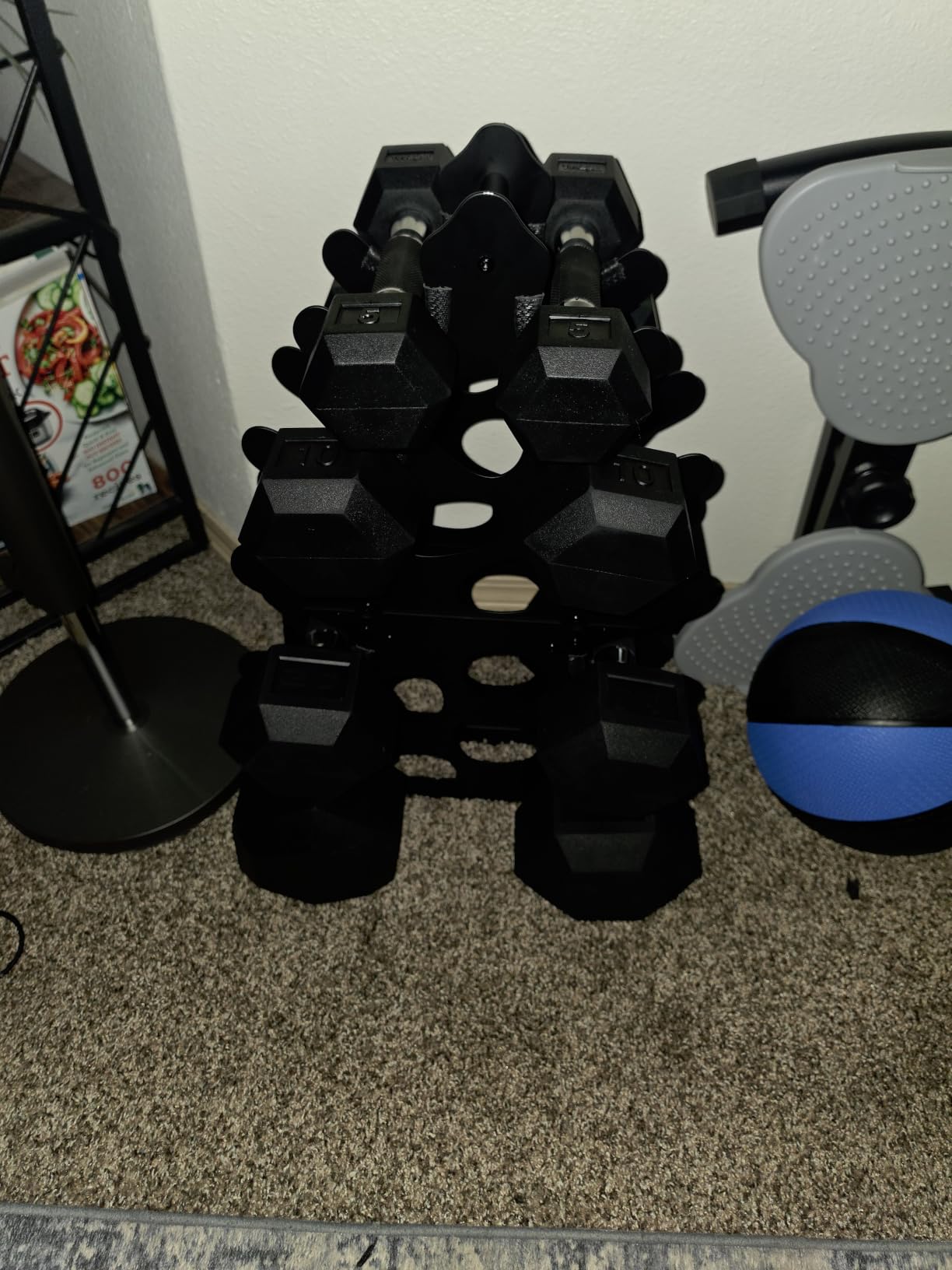 4 Tier Dumbbell Rack, Weight Rack For Home Gym, Dumbbell Stand for Free Weights customer photo 2