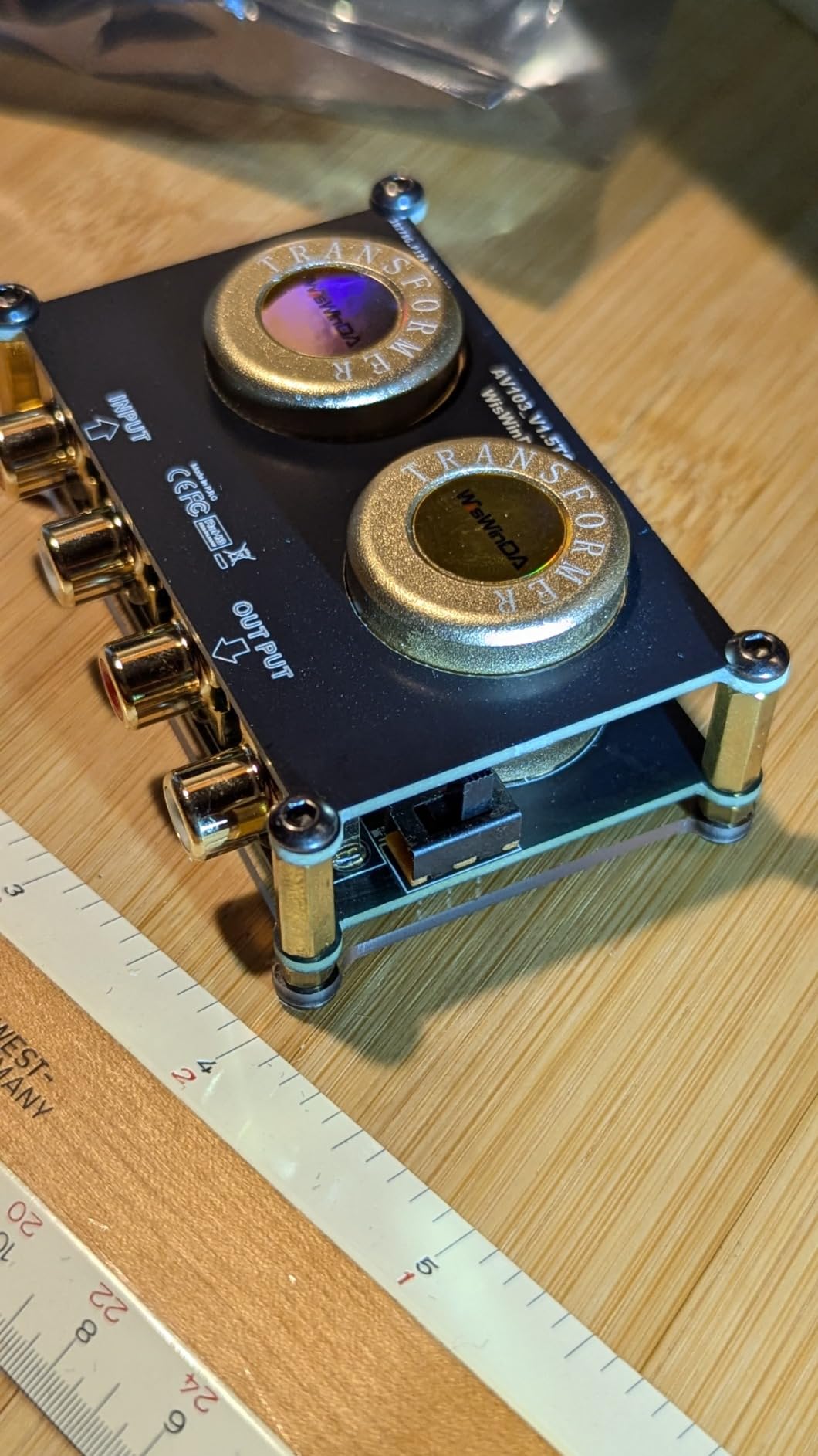 Pro RCA Passive Preamp 1:2 Step-Up Transformer Hot-swap Design Build-in Dual Audio Isolation Transformers customer photo 2