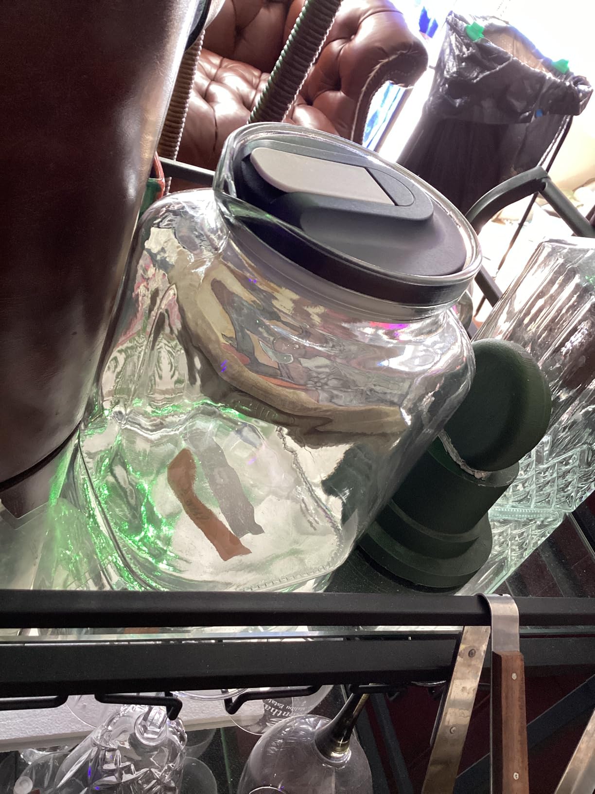68 Oz Seal Pitcher With Lid and Spout, Large Iced Tea Pitcher for Fridge, Wide Mouth Glass Jar Container for Homemade Juice & Iced Tea, Iced Coffee, and Drinks customer photo 1