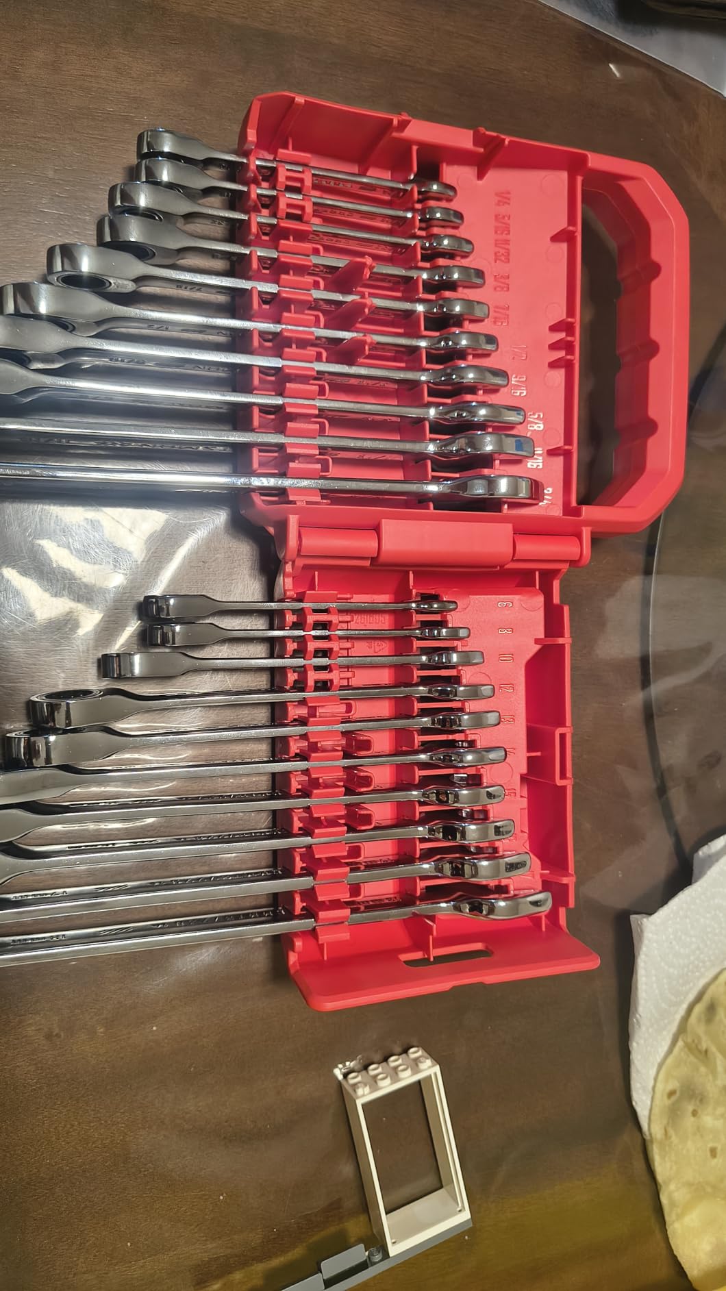 CRAFTSMAN Ratchet Wrenches Set, 20 Pc, 90 Tooth SAE/Metric Ratcheting Wrench Set with Case, 4 Degree Arc Swing (CMMT87220) customer photo 1