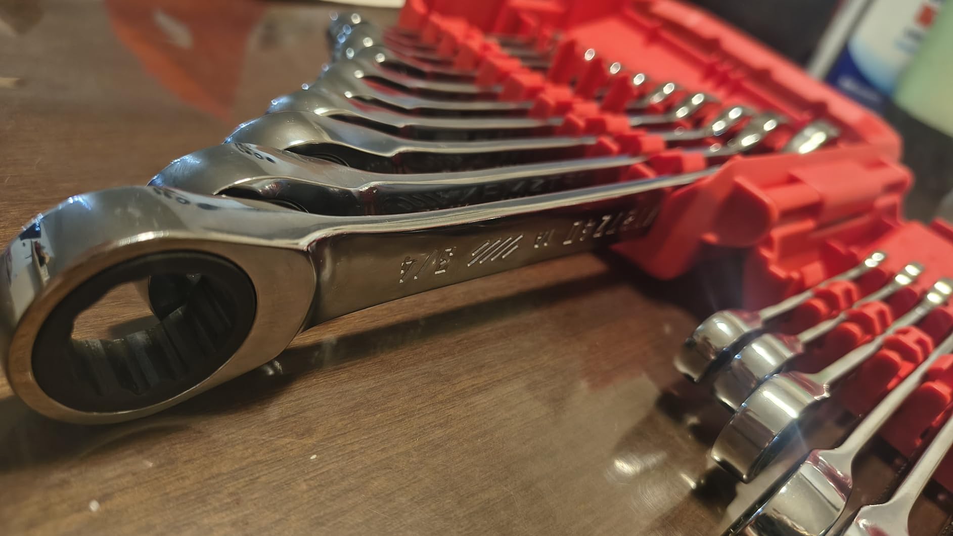 CRAFTSMAN Ratchet Wrenches Set, 20 Pc, 90 Tooth SAE/Metric Ratcheting Wrench Set with Case, 4 Degree Arc Swing (CMMT87220) customer photo 2