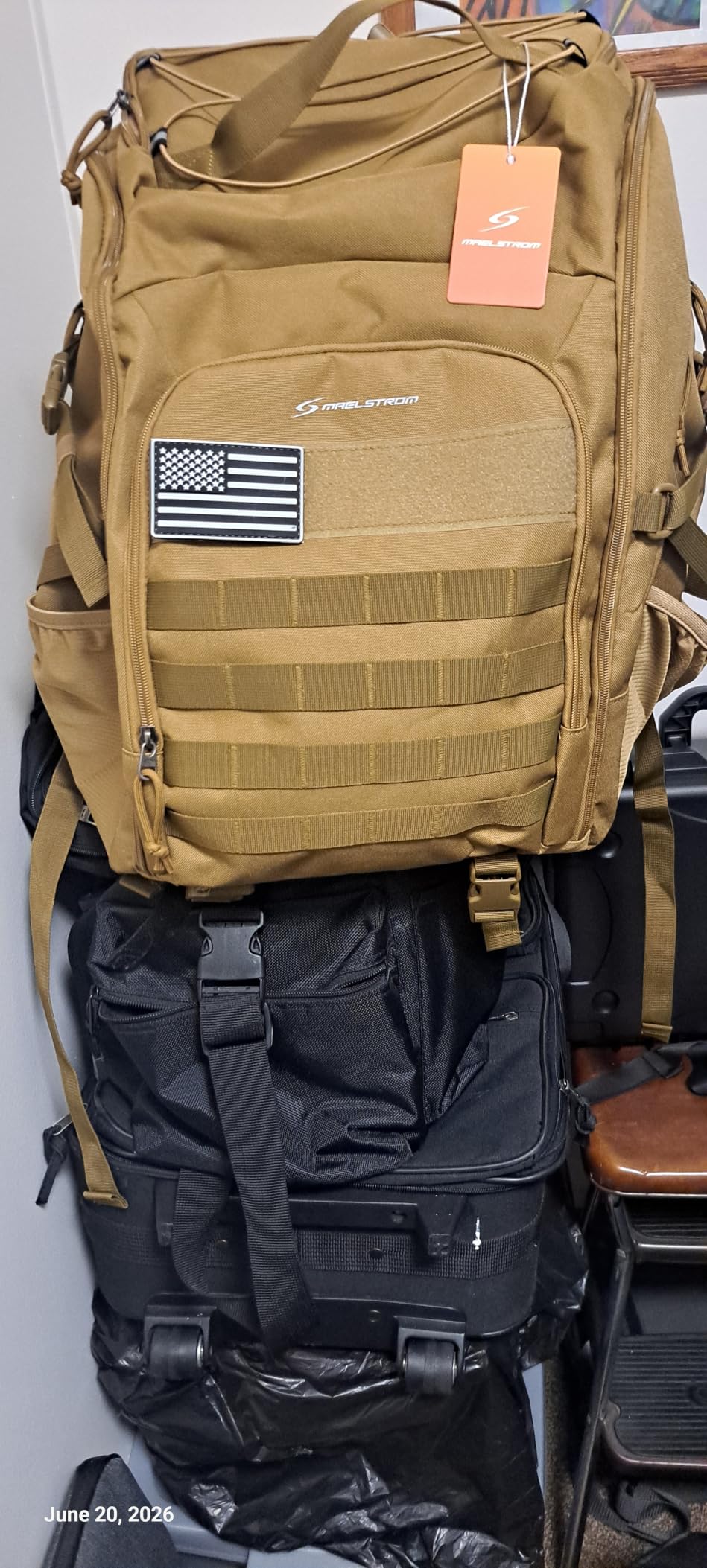 Maelstrom Tactical Backpack for Men, Water Resistant 40L Military Bag | Molle System, 900d Polyester, Laptop Pocket, Load Compression, Tripod Straps, For Hunting, Travel, Hiking,Gym, Camping customer photo 1