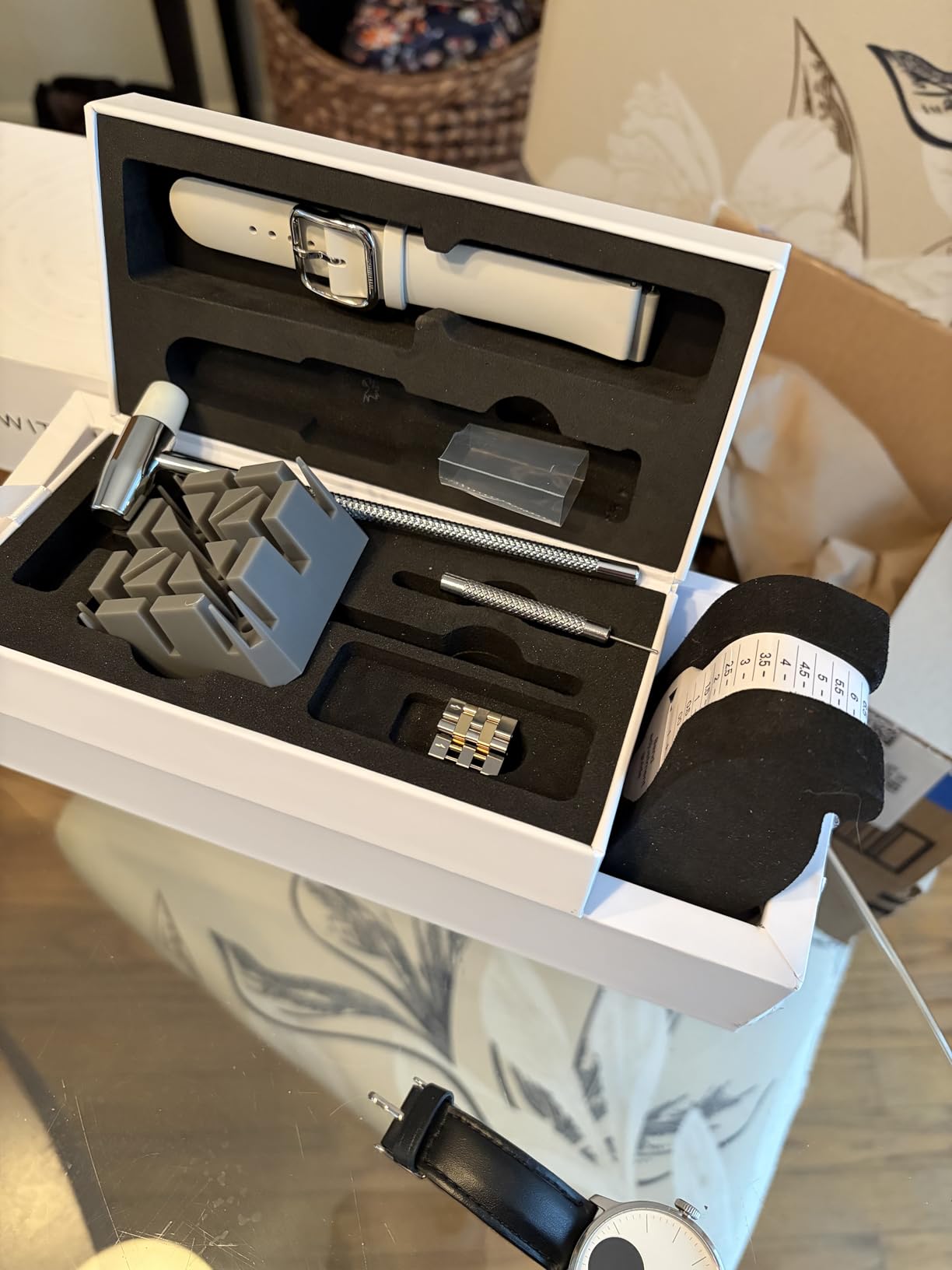 Withings Scanwatch Nova Brilliant - Hybrid Smart Watch, ECG, SPO2, Gold customer photo 1