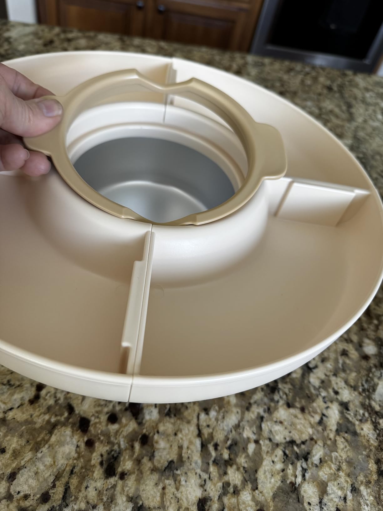 Electric Chocolate Melting Pot with 2 Insert Pots, 4-Cup Chocolate | Even Heating & Fast Melting, BPA-Free Silicone, Easy Clean, Less Waste, Ideal for Chocolate & Candy Melts, Parties & Fondue customer photo 2