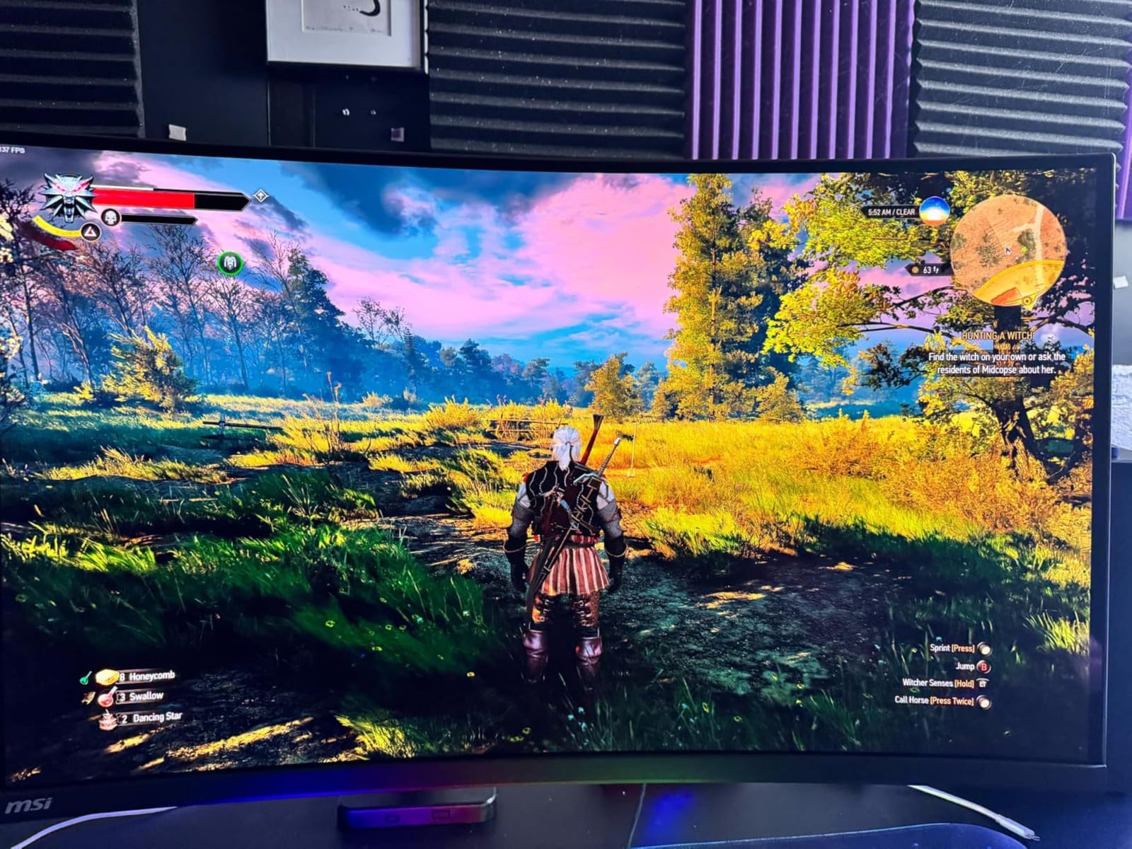 MSI MAG 321CUP QD-OLED, 32-Inch, 4K UHD, 3840x2160, OLED Monitor, 165Hz, 0.03ms, DisplayHDR True Black 400, G-SYNC Compatible, HDMI 2.1, DP 1.4a, USB C (15W PD), Tilt/Height Adjustable, Black customer photo 1