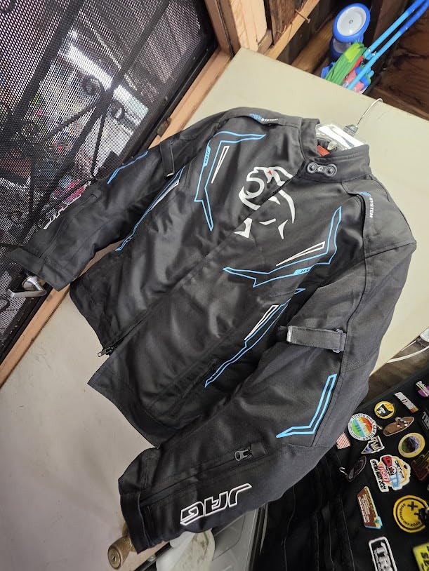 JAG Womens Motorcycle Protective Jacket All-Season Dual Sport Riding Jacket, CE-Certified Protectors Armored, Cordura Fabric, Removable Liner customer photo 1