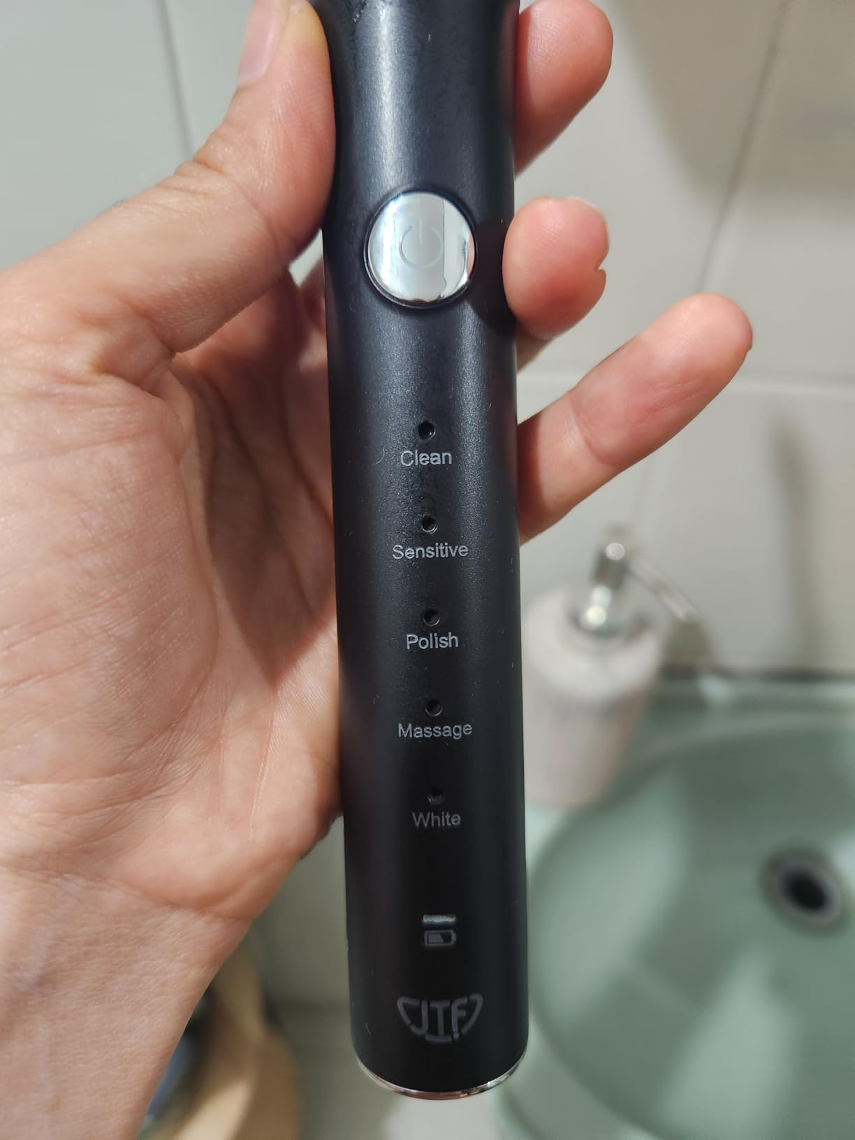 JTF Sonic Electric Toothbrush for Adults and Kids: 5 Modes for Sensitive Teeth & Braces - with 8 Brush Heads, 45-Day Runtime & Smart Timer, Portable Rechargeable Toothbrush for Travel, Home & School customer photo 1