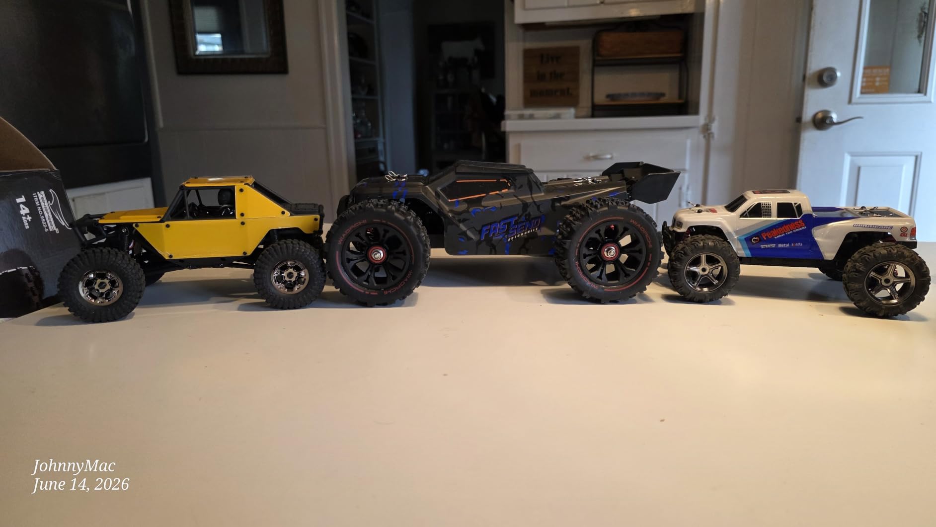 1:14 Scale RC Cars for Adults, 60KPH High Speed RC Truggy, 4X4 Off-Road Remote Control Truck, Waterproof Electric Car with 2S Battery, All Terrain RC Vehicle for Snow, Sand, Beach & Rocky Surfaces customer photo 1