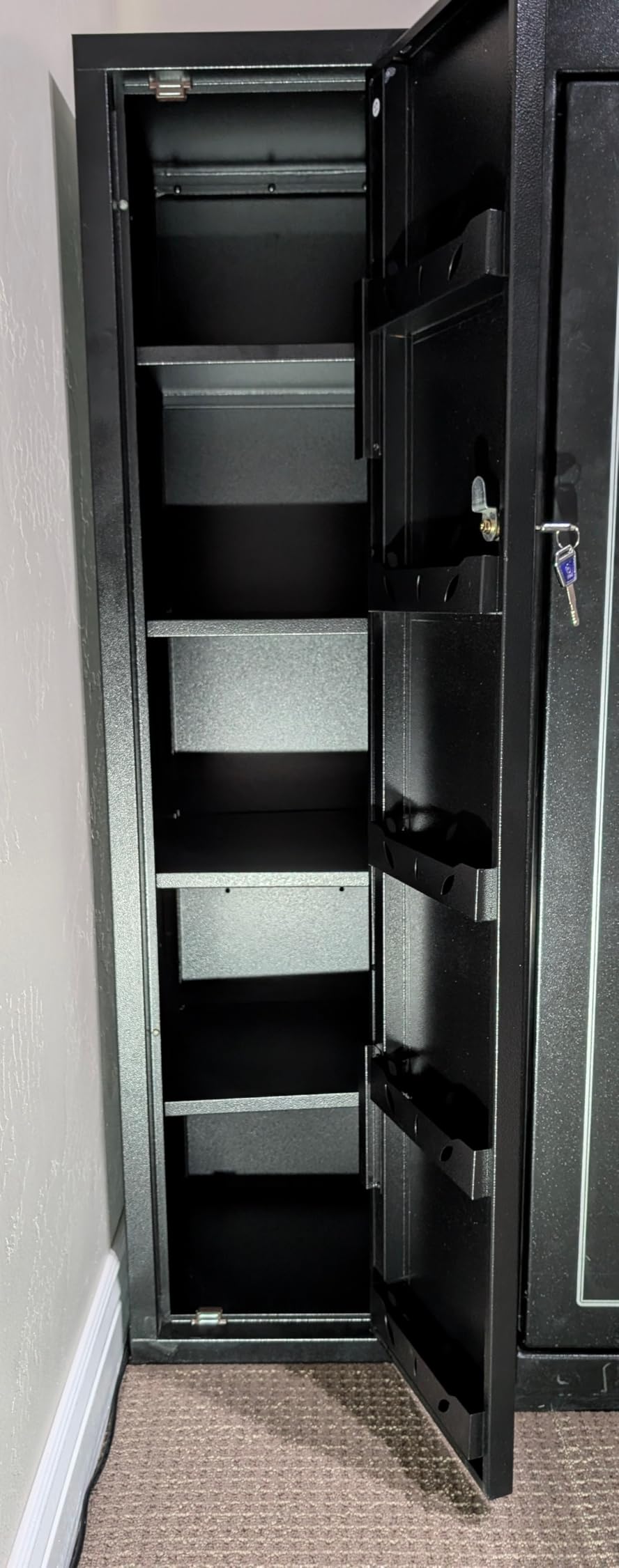 KAER Gun Safe, 59-Inch Tall Gun Cabinet, Home Safe, Large Safe for Home Use, Quick Access, with Drawers and Removable Shelves customer photo 1