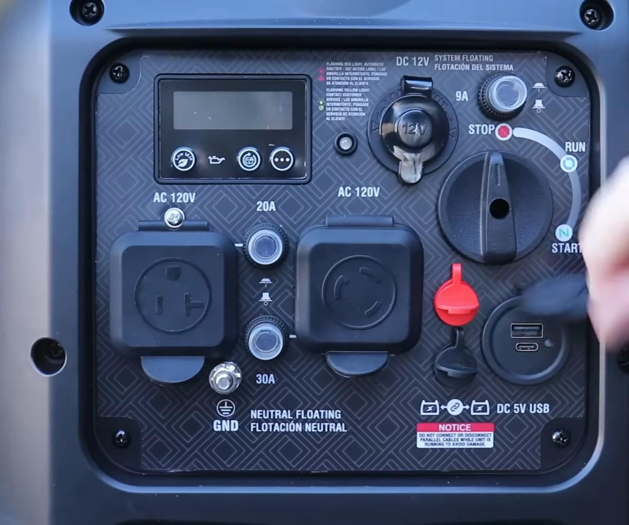 AIVOLT 4300W Dual Fuel Inverter Generator 53dB Quiet for RV Camp Home | Remote/Electric Start. 64lbs Wheels Kit. Auto-Switch Gas/Propane. 34h Propane Runtime. CO Auto-Shutoff. Parallel Ready. customer photo 2