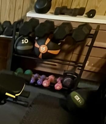 3 Tier Dumbbell Rack, Weight Rack for Home Gym customer photo 1
