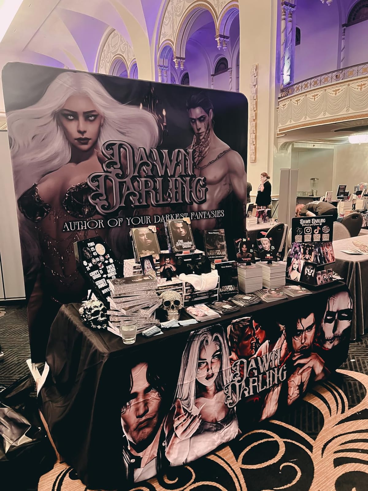 Custom Tension Fabric Display Backdrop Trade Show Booth Background | Double Sided Print 7.5x7.5 FT Step and Repeat Banner Stand for Weddings, Events & Trade Show Booth customer photo 2