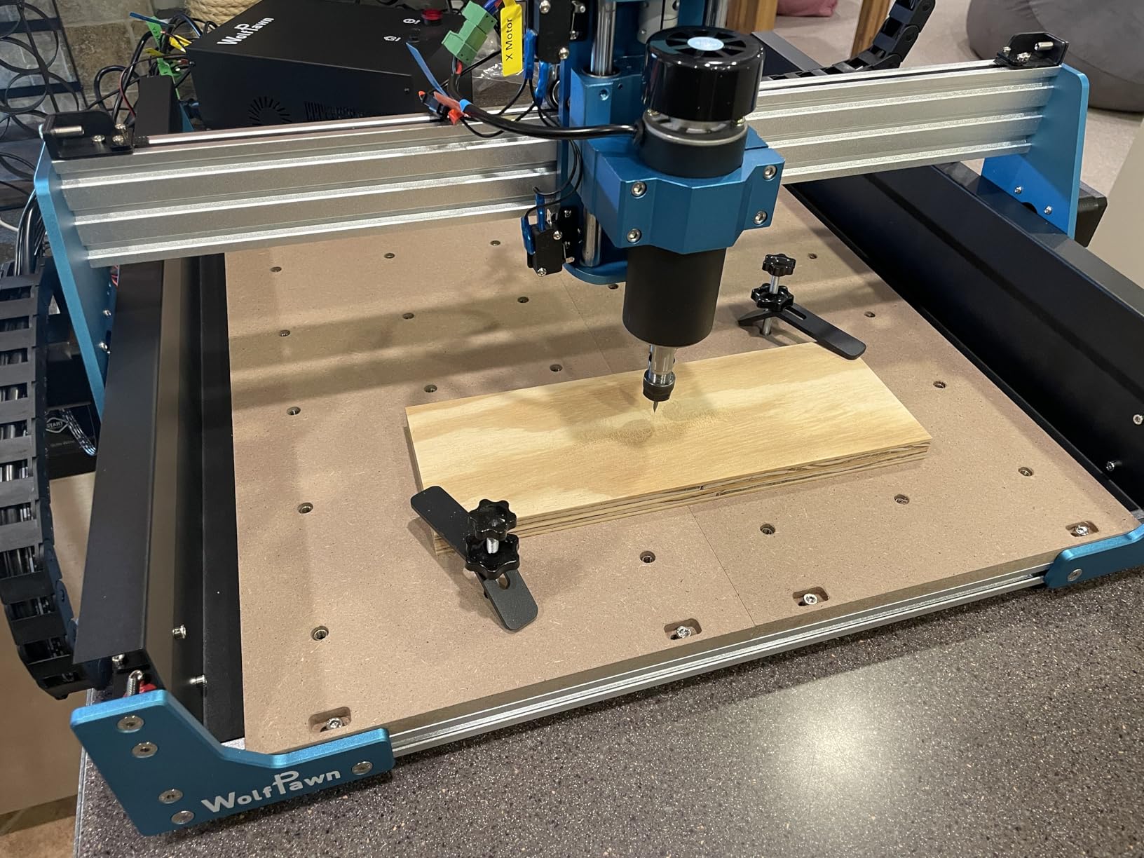 CNC Router Machine 4040-PRO for Metal Acrylic Cutting Milling, GRBL Control Engraving Machine with 500W Spindle, Lead Screw Driven, 3 Axis Engraving, Working Area 15.7