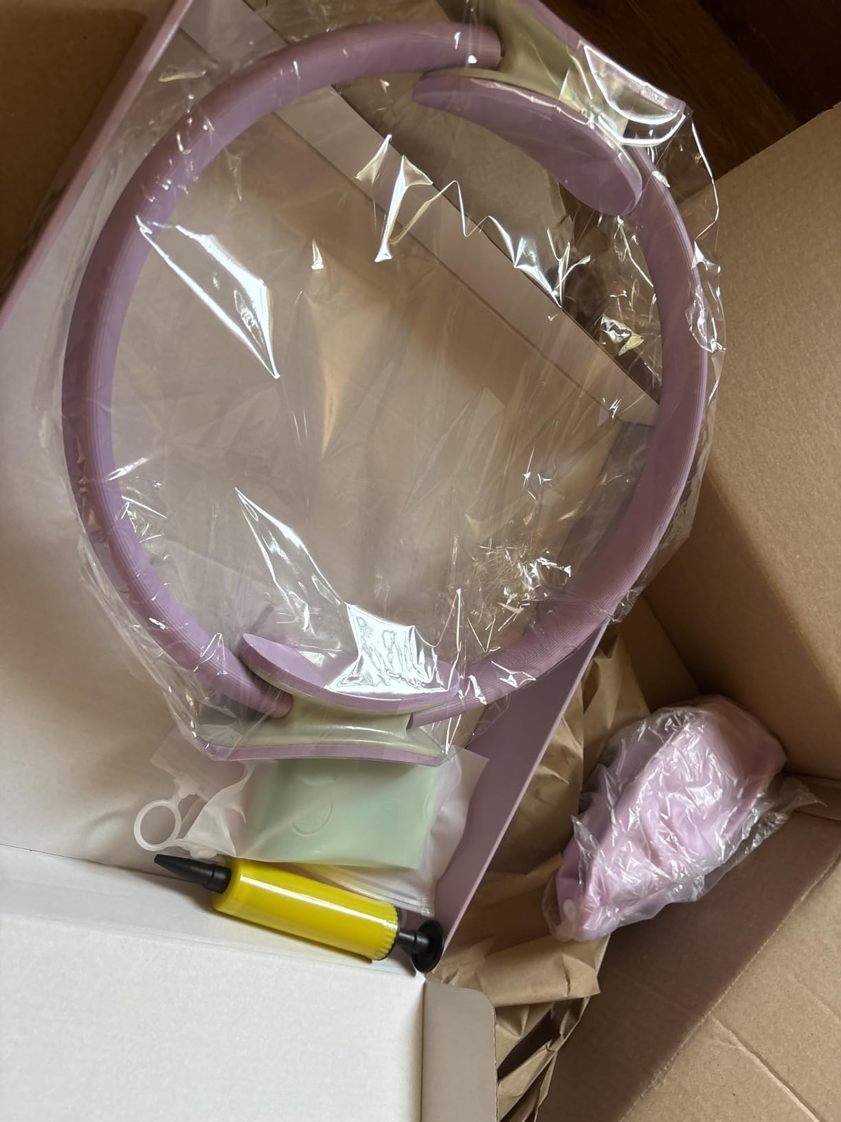 Pilates Ring Set: 35cm Magic Circle with Dual Padded Handles, Pilates Mini Ball, and Resistance Bands (15, 25, 35 lbs) for Strength, Flexibility, Stability, and Body Toning customer photo 2