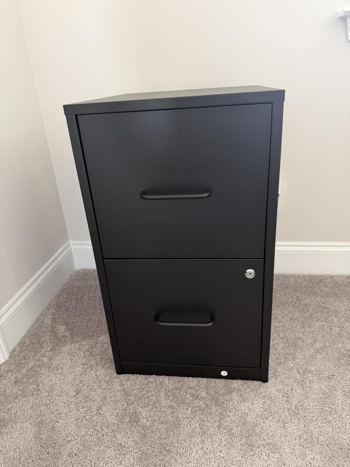 4 Drawer File Cabinet with Lock, Metal File Cabinet for Home Office | Black Vertical Filing Cabinets Heavy Duty Office Storage Cabinets for Letter/Legal/A4/F4 Size File, Assembly Required customer photo 2