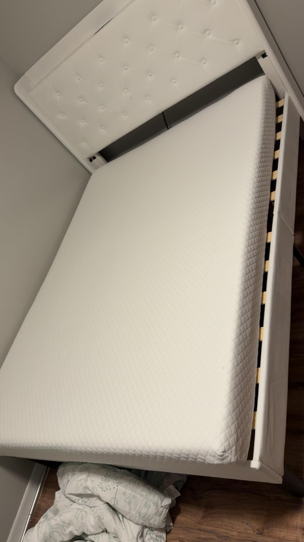 EGOHOME Queen Mattress 12 Inch, Green Tea Memory Foam Mattress, Medium Firm | Bed Mattress in A Box, Cooling Green Tea Gel, Pressure Relief, CertiPUR-US Certified, Fiberglass Free, 80''L x 60''W, White customer photo 2