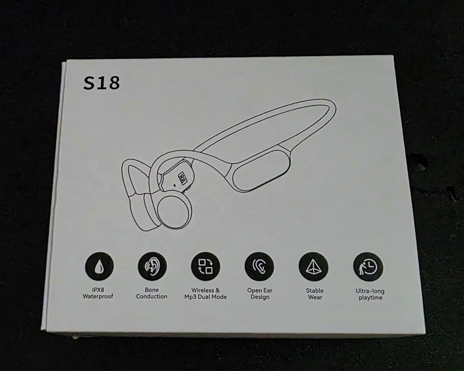 PSIER Bone Conduction Headphones, IPX8 Waterproof Swimming Headphones customer photo 1