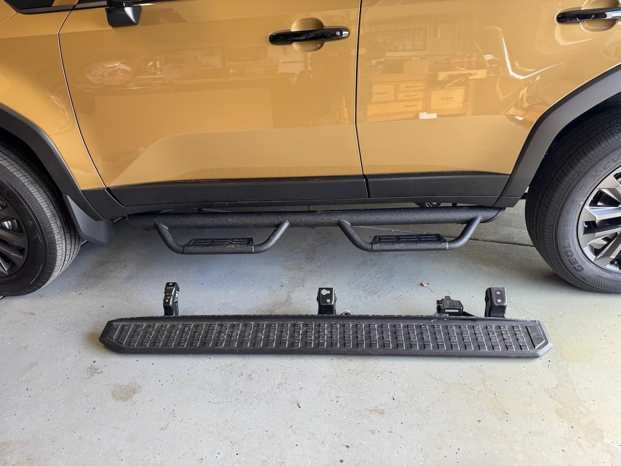 Tyger Auto Tyger Access Running Boards Compatible with 2005-2023 Toyota Tacoma | Double Cab | TG-AS2T24004 | Textured Black Drop Step Rail customer photo 1