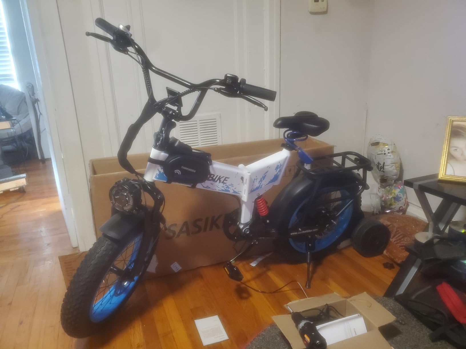 vefreedom 1500W Folding Electric Bike for Adults, 52V 20AH Large Removable Battery E Bike,70 Miles Max Range, 20