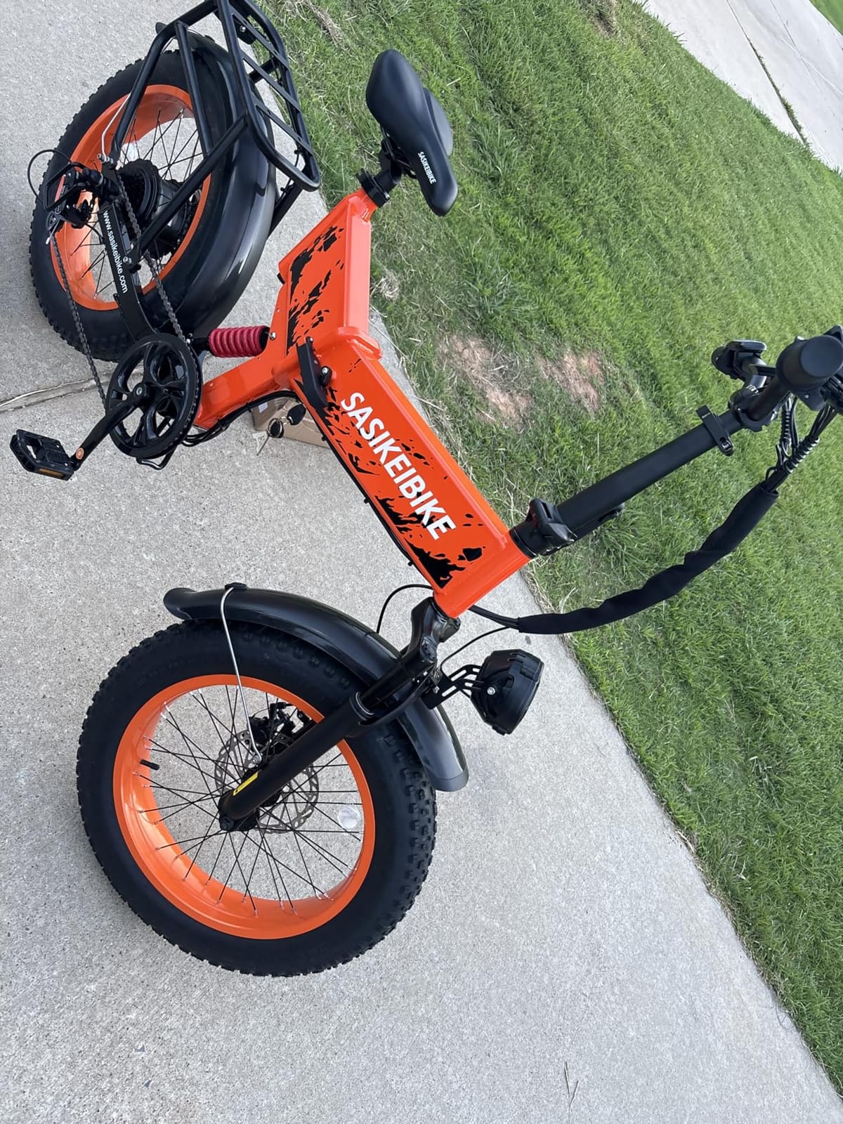 vefreedom 1500W Folding Electric Bike for Adults, 52V 20AH Large Removable Battery E Bike,70 Miles Max Range, 20