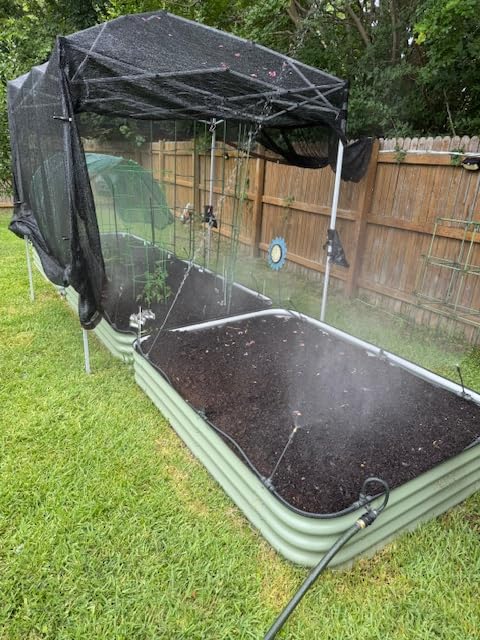 Vego Garden Irrigation Kit - Drip Irrigation System for Raised Garden Beds, Efficient Watering Solution for Vegetables, Flowers, and Plants, Easy DIY Installation (Large) customer photo 1