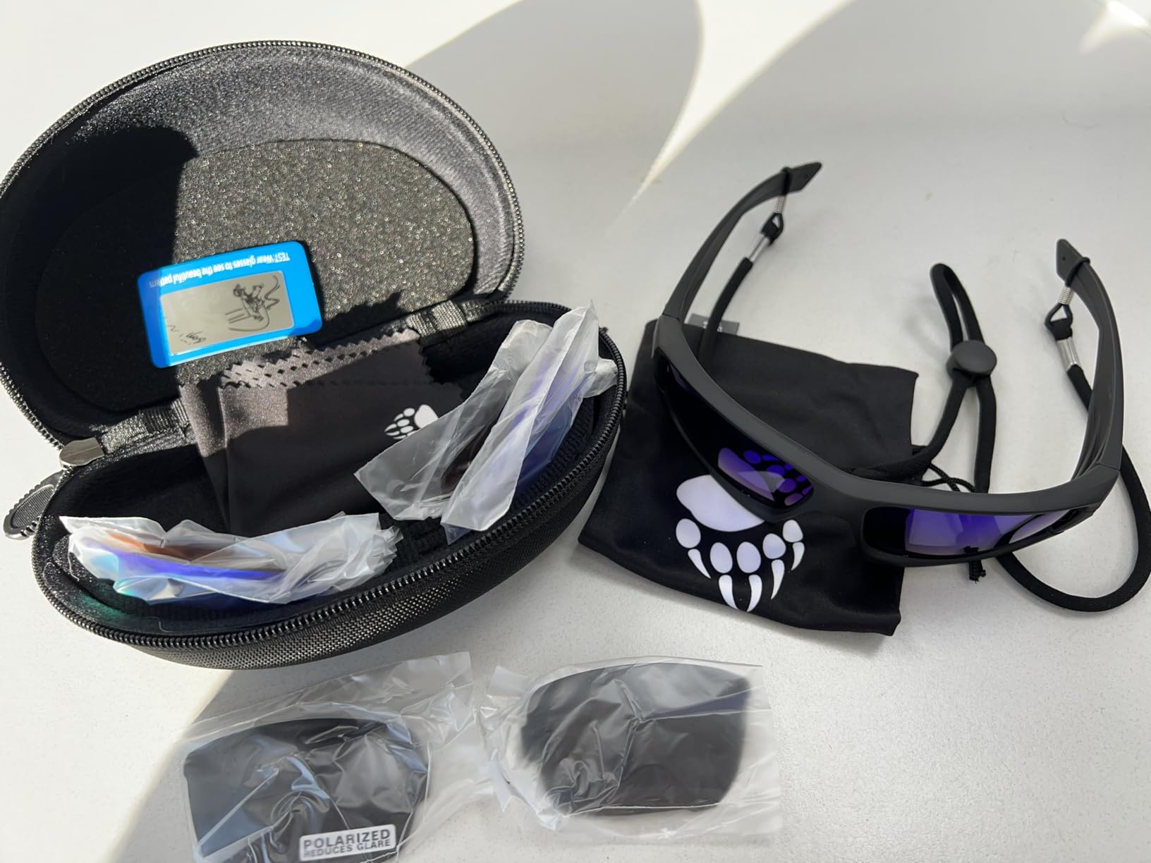 Fishing Glasses Pro Kit | Polarized Sunglasses with 4 Lenses, TR-90 Frame, Eye Protection for Offshore & Shallow Water - 1 Pc customer photo 1