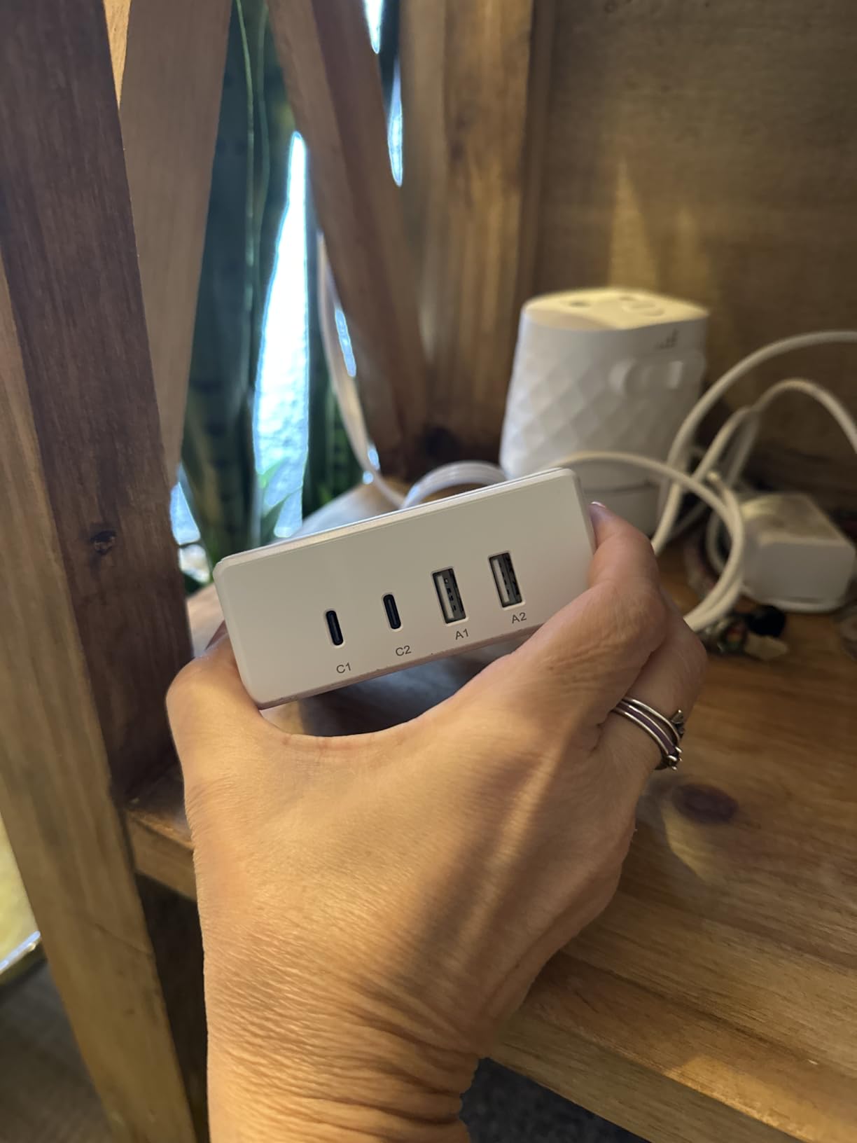 10Ft Extension Cord with Multiple Outlets, Flat Plug Surge Protector Power Strip 10 Ft Long Cord, 8 Outlets & 4 USB Ports (2 USB C), Desk Charging Station for Home Office, College Dorm Room Essentials customer photo 2