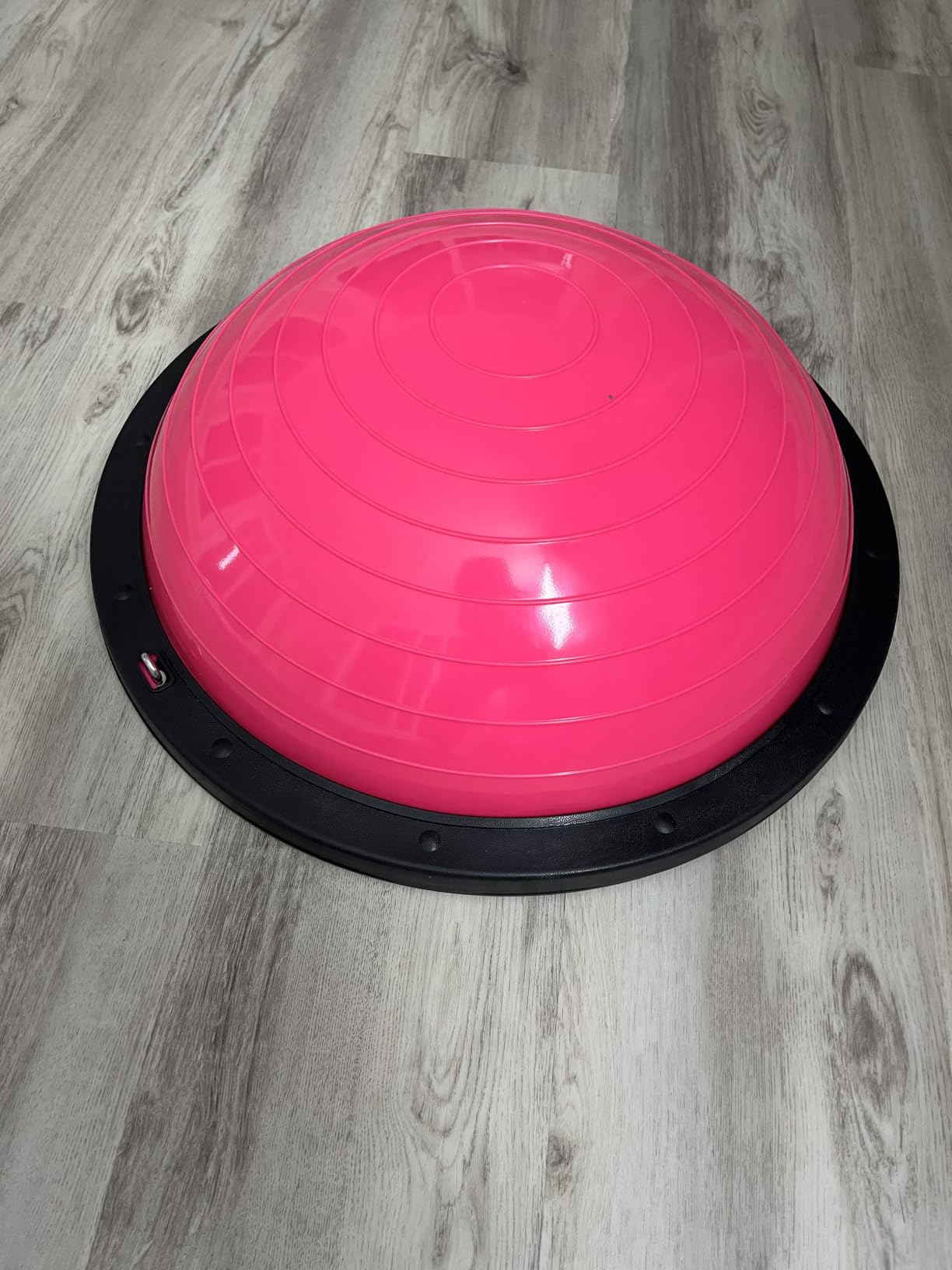Half Balance Ball Trainer - 23 Inch Half Exercise Ball for Workout, Physical Therapy, Yoga, Home Gym, Core Strength, Stability, Fitness, Balance Training Equipment with Resistance Bands, Foot Pump customer photo 2