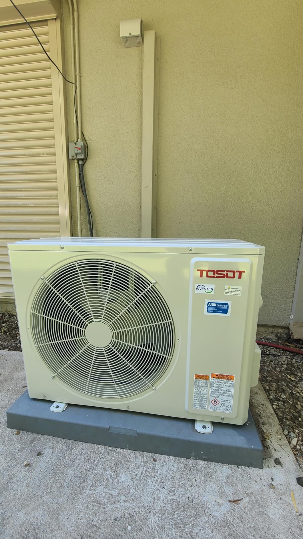 TOSOT Energy Recovery Ventilation Fan, ERV Fresh Air Exchange Accessory, Only Compatible with TOSOT Aoraki Mini-Split Air Conditioner, 18 CFM, for Residential Ventilation Applications, White customer photo 1