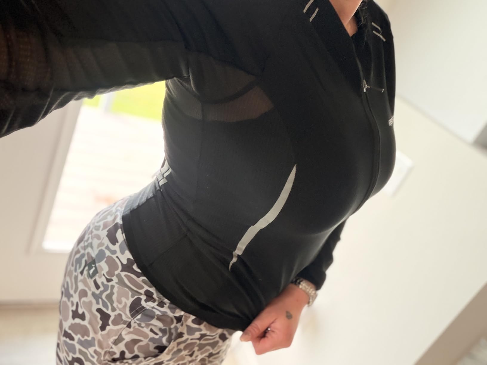 Women's Mesh Motorcycle Jacket with CE Certified Protective Jacket Motorcycle Riding Shirt for Motorcycle Bicycle customer photo 1