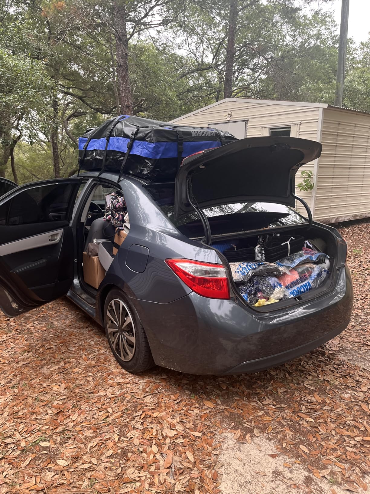 MARCHWAY Waterproof Car Roof Luggage Bag 21 Cubic Feet customer photo 1