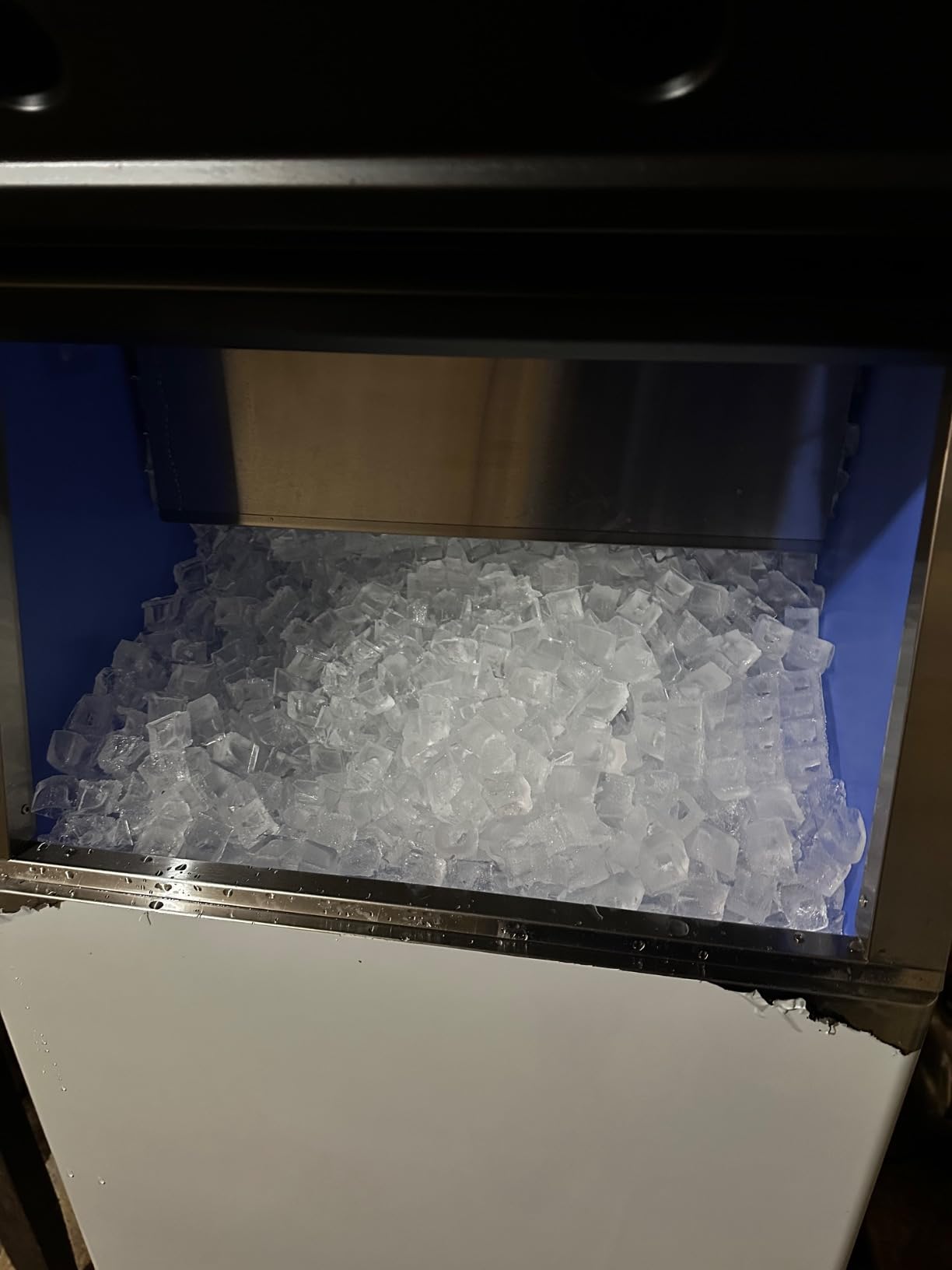 EUHOMY Commercial Ice Maker Machine, 600lbs/24H, Industrial Ice Machine with 300lbs Storage Bin, Ice Ready in 10-15 Mins, SECOP Compressor&ETL, Stainless Steel Ice Maker for Bar/Cafe/Restaurant/Business customer photo 1