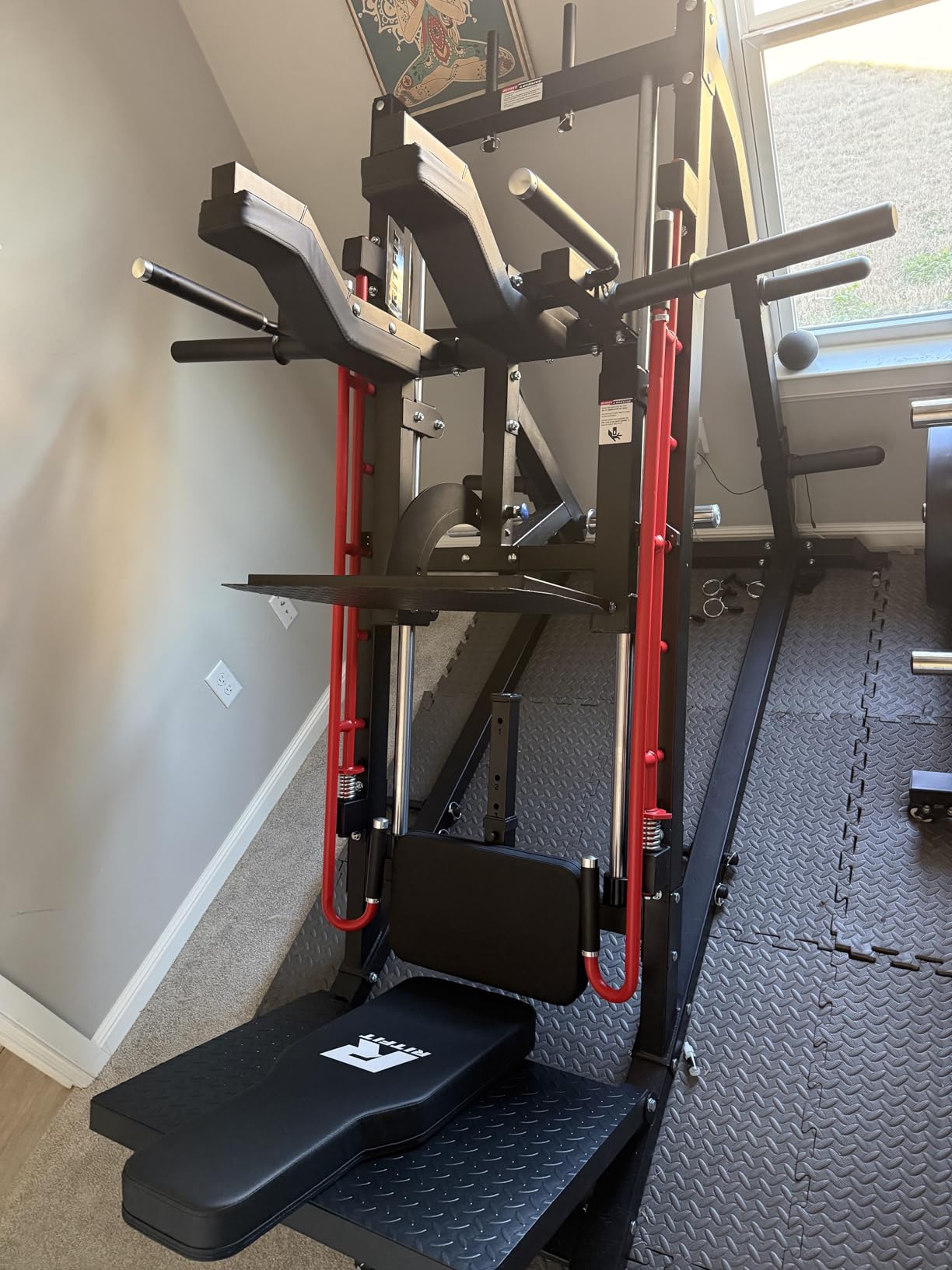 RitFit Gazelle Pro 3-in-1 Leg Press & Hack Squat Machine, 2000LB Capacity | High-Tensile Steel Frame with Roller Bearings, Adjustable Angles and Weight Storage, Space-Saving Design customer photo 1