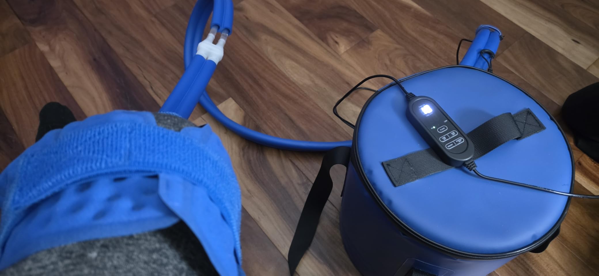 GALINAND Ice Machine for Knee After Surgery 2.0, FSA Eligible HSA, Portable Cold Therapy Machine for Knee Replacement, Ice Therapy for Post Surgery, Cryotherapy System, Ice Compression for Recovery customer photo 2