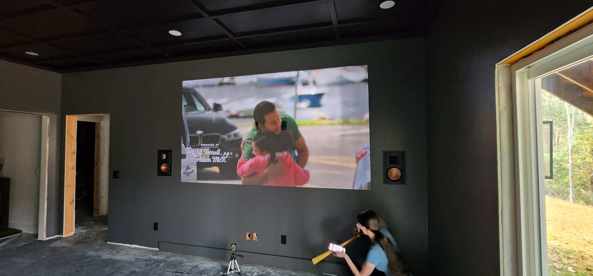 BenQ W4100i 4K HDR Smart Home Theater Projector 3200 Lumens | 3200 Lumens, REC 709, 100% DCI-P3, HDR10+, Factory Calibrated, Android TV with Netflix, 4-Way Lens Shift, 3 yr warranty customer photo 2
