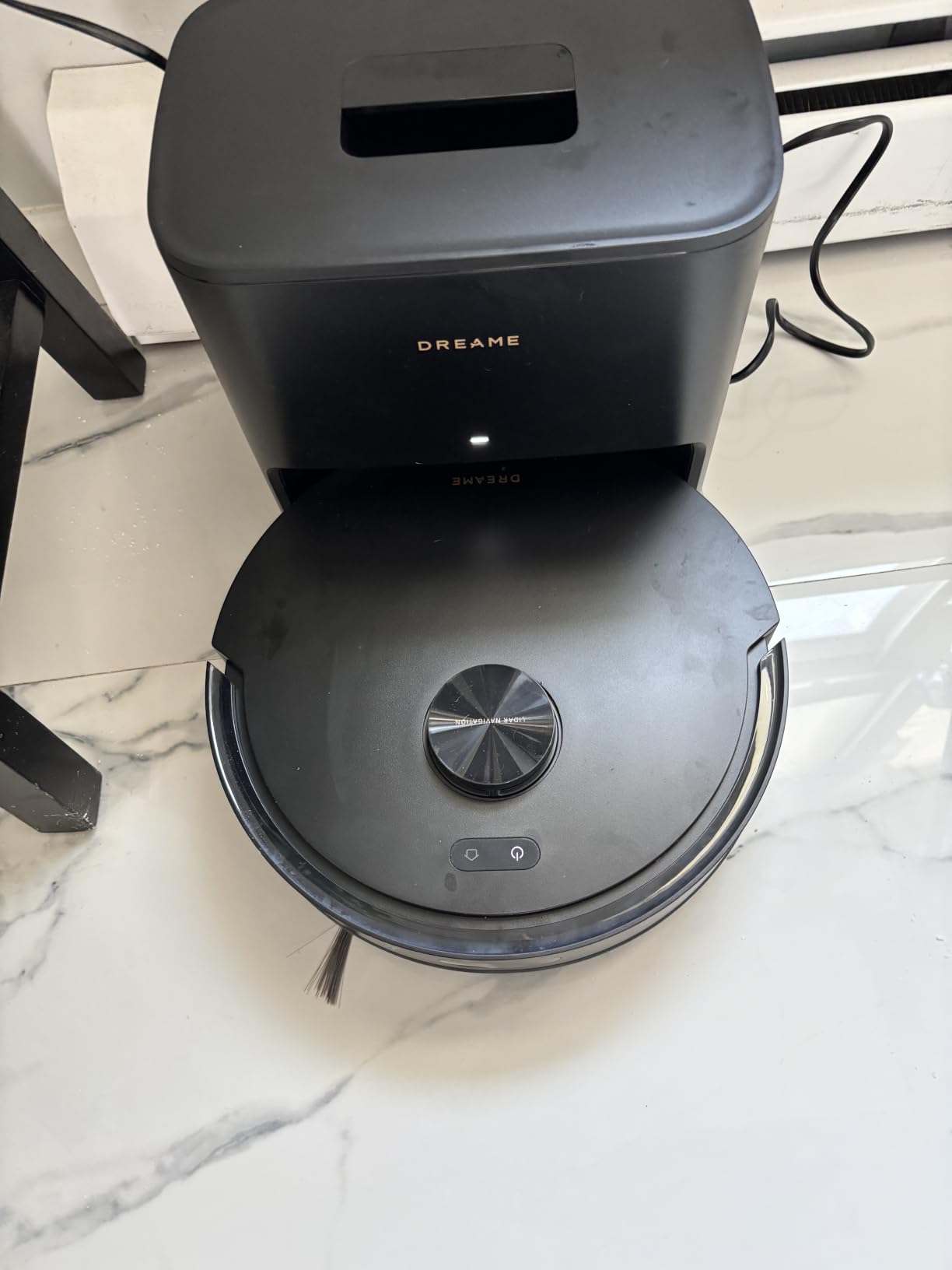 Dreame D20 Pro Plus Robot Vacuum and Mop, Detangling DuoBrush for Pet Hair, 13,000Pa Suction, Corner Cleaning, 150-Day Auto-Empty with 5L Dust Bag, LDS Navigation, 5,200mAh Battery, App & Voice Control customer photo 1