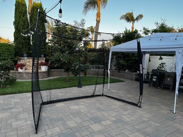 GoSports Baseball & Softball Portable Backstop Practice Net - 10 x 8 ft Hitting & Pitching Net for Backyard customer photo 1