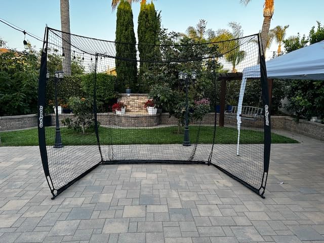 GoSports Baseball & Softball Portable Backstop Practice Net - 10 x 8 ft Hitting & Pitching Net for Backyard customer photo 2