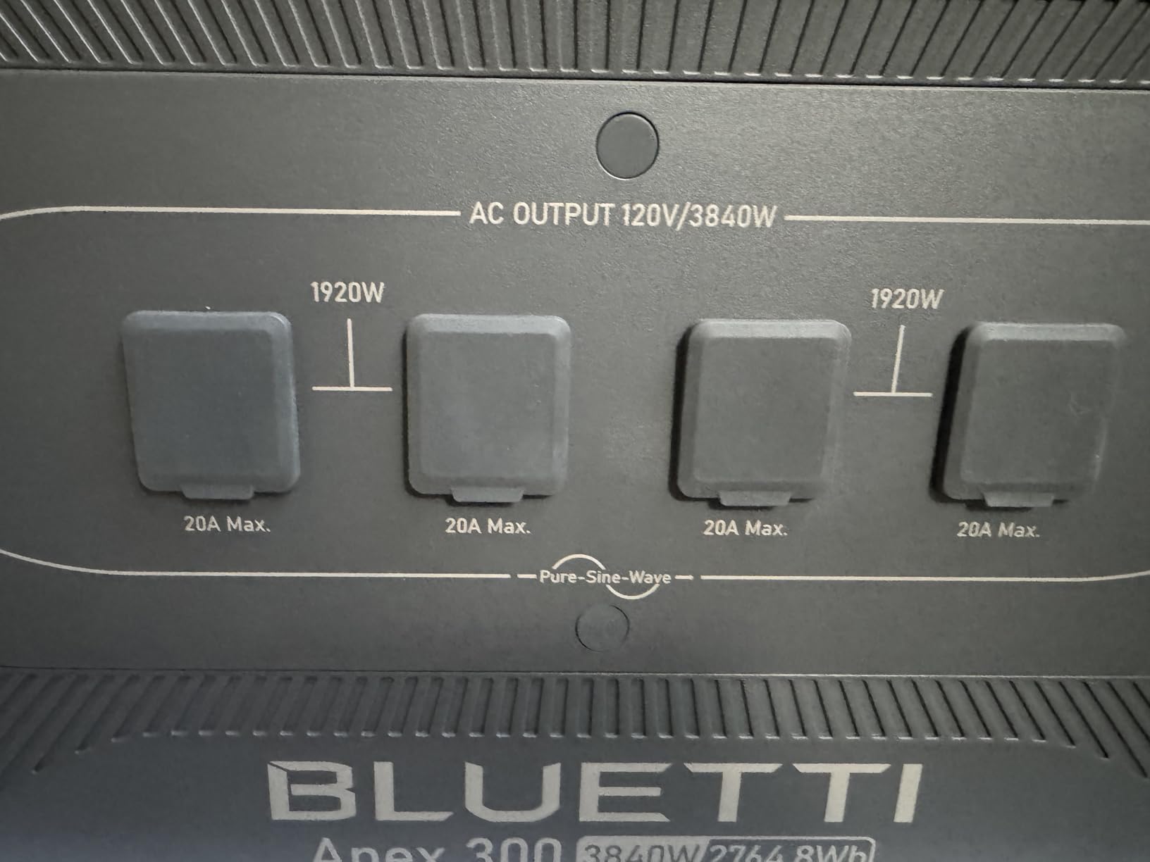 BLUETTI Apex 300 Portable Power Station 2764.8Wh 3840W LFP Solar Generator, Battery Backup with 6 3840W AC Ports (7680W Surge), Simultaneous 120V/240V Output & Black Start, for Home, RV and Emergencies customer photo 1