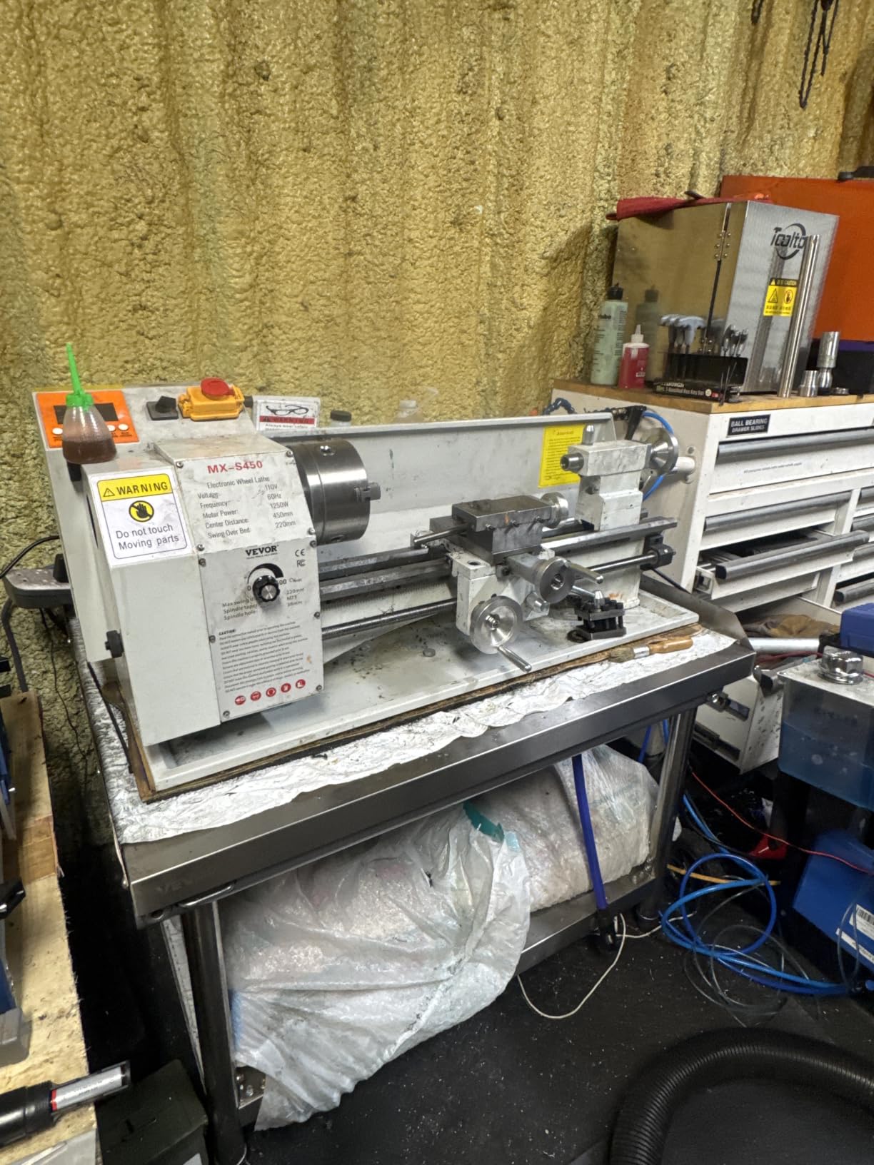 VEVOR Metal Lathe Machine 8.7 x 39 in Precision Bench Power Metal Lathe | Automatic Feed, 0-2500 RPM Variable Speed, 1250W Brushless Motor customer photo 1