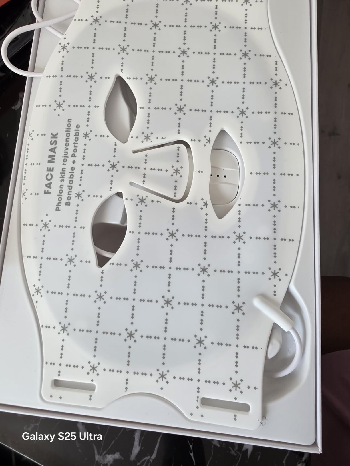 LED Light Therapy Mask, 7-Color Red Light Therapy for Face | FDA-Cleared Red Light Therapy Mask for Anti-Aging, Wrinkle Reduction & Acne, Rechargeable Soft Silicone Home Skincare Device customer photo 1