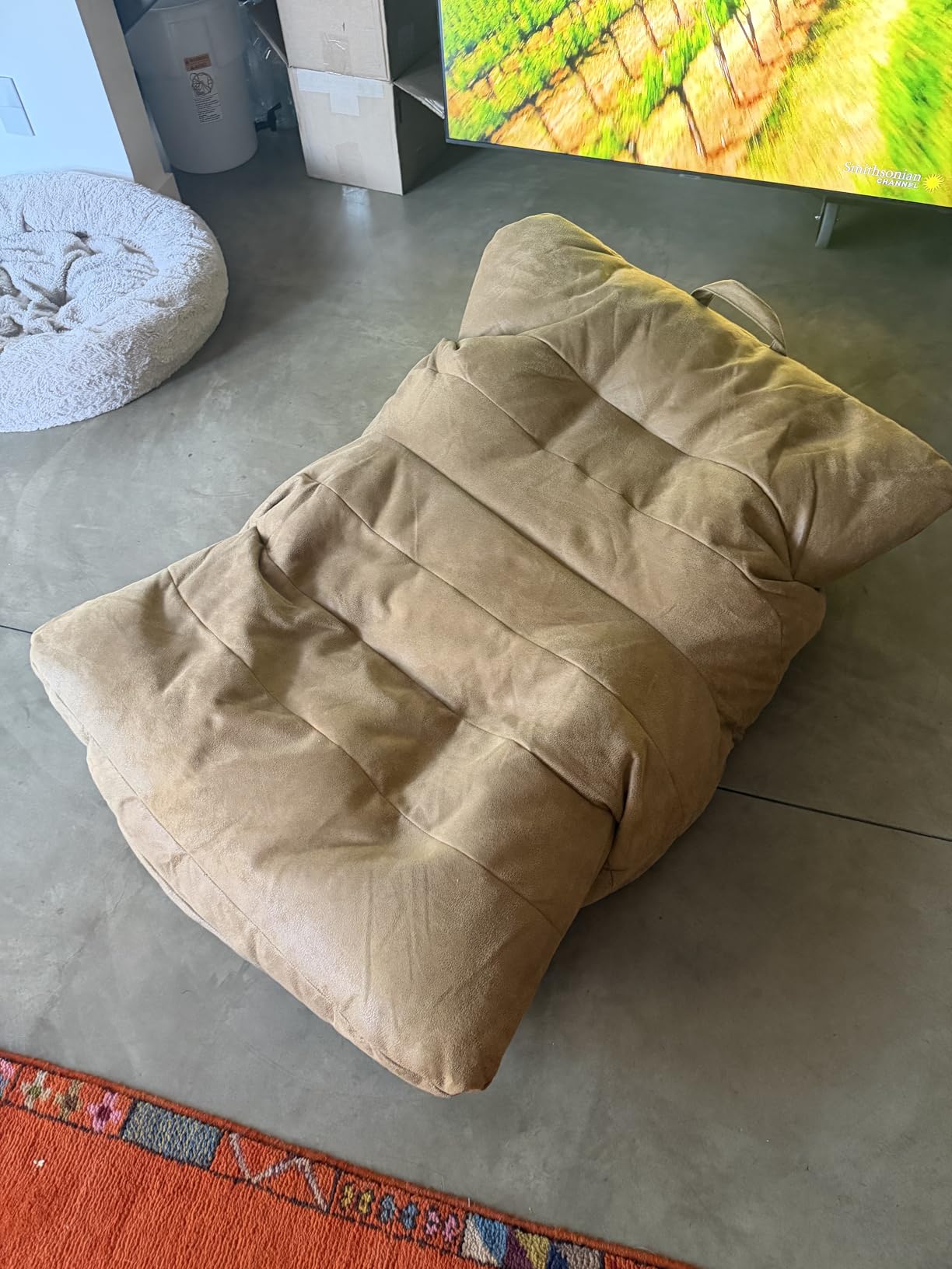 Big Joe Roma Gaming Bean Bag Chair for Kids, Teens, Adults, Shadow Graphite Vintage Suede customer photo 2