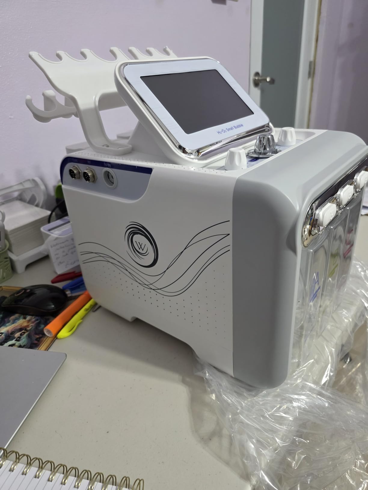 Hydrogen Oxygen 7 in1 Diamond Microdermabrasion Machine | Facial Peeling, Skin Care, For Salon, Personal Home Use customer photo 2