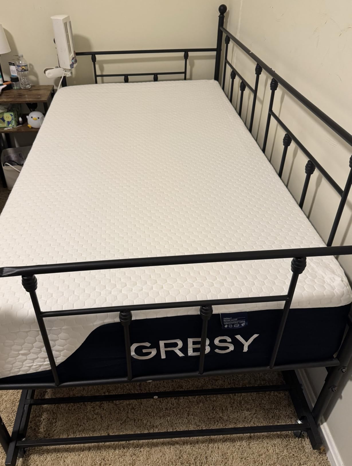 12 Inch RV Mattress Short Queen, Cooling Gel Memory Foam Mattress in a Box, Pressure Relief, Firm Support, Washable IceSik Cover, Motion Isolation, Fiberglass Free, Certified Safe Foams, 60''x75'' customer photo 1