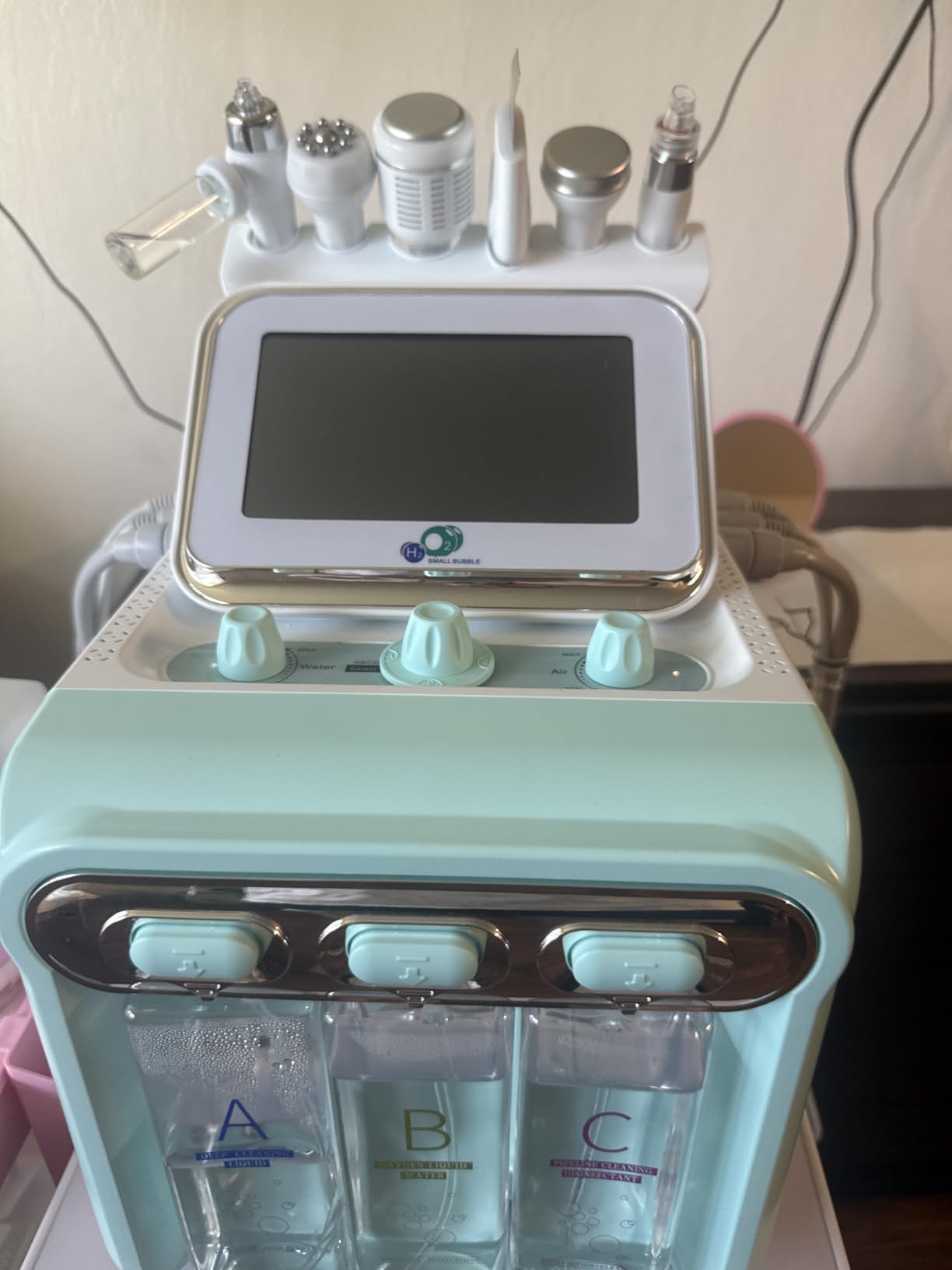 Hydrogen Oxygen Facial Care Machine Professional 6 in 1 customer photo 1