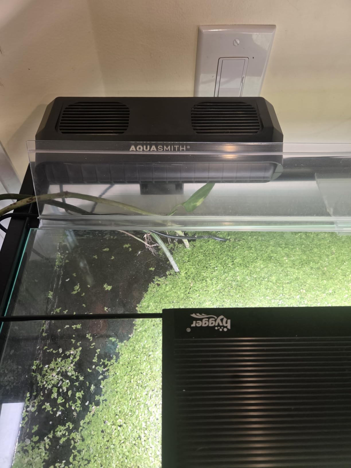 AQUASMITH Aquarium Chiller Fan, Fish Tank Cooler with Temperature Control, Minimum Setting 59F, Auto Start/Stop, Refrigeration Effect 3-7F, 3-Speed Modes, for Axolotl Seawater Freshwater Coral Grass Tank customer photo 2