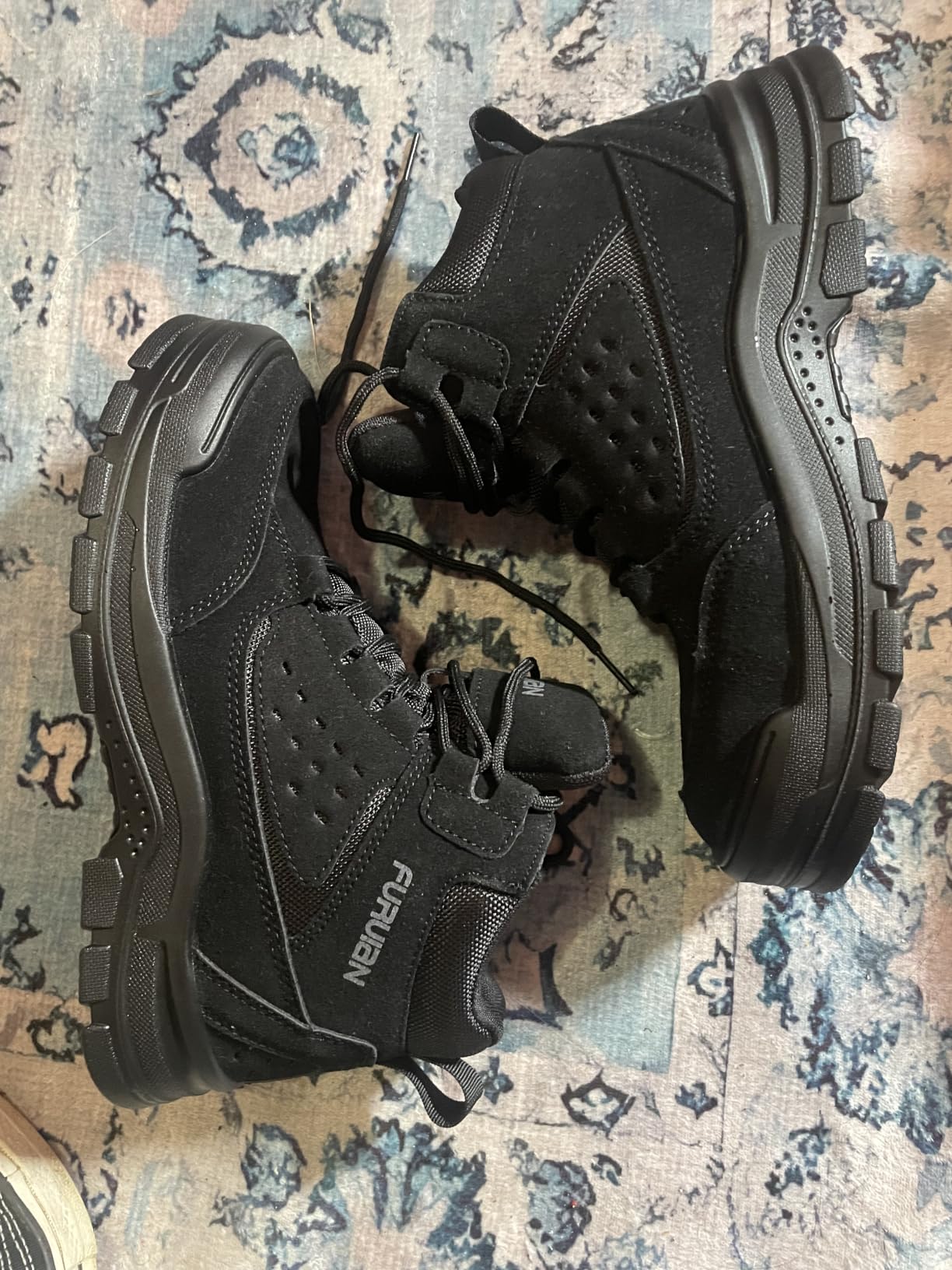 Furuian Steel Toe Boots for Men Women Lightweight Work Boots Pioneer Series | ASTM Certificated Safety Shoes, Width Option, Non Slip Rubber Sole, Comfortable Work Shoes for Construction, Warehouse, Yard customer photo 1